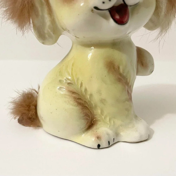 Vintage Dog Coin Bank Made in Japan  5.5 Inch Tall Figurine - Picture 3 of 16